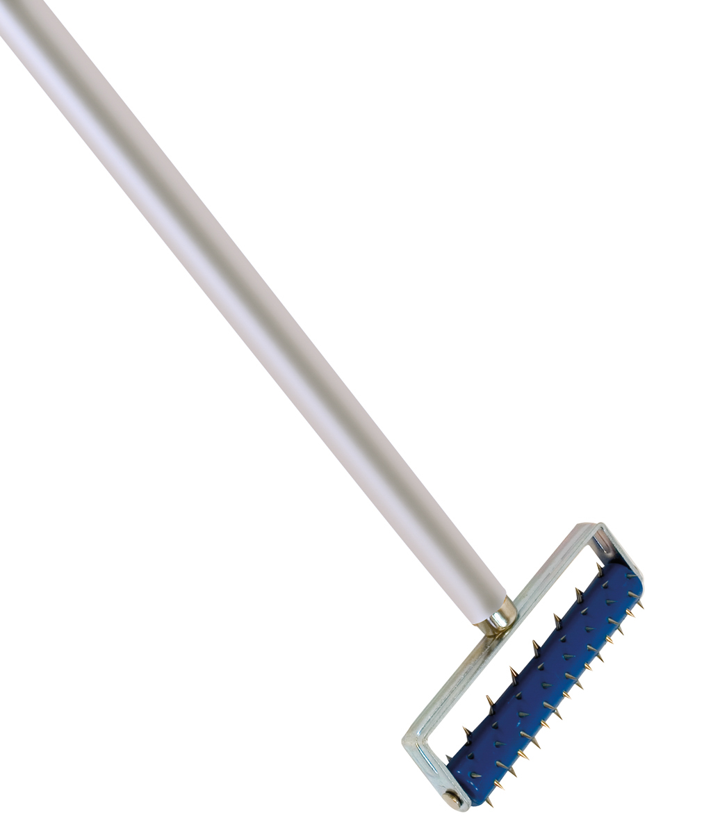 WD Stachelwalze H 150mm komplett Walzenkörper Kunststoff, Alustiel 50cm